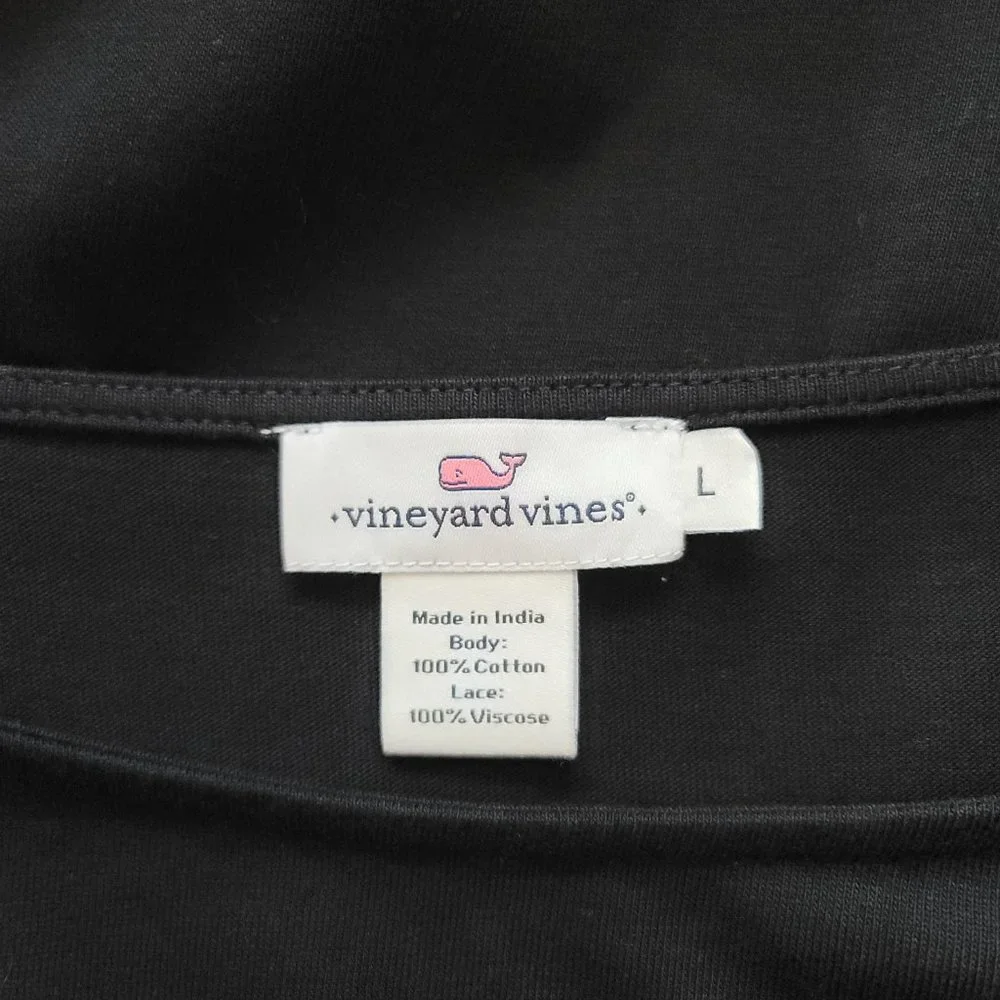 Vineyard Vines Ric Rac Bell Sleeve Top Shirt Blouse Women's L - Picture 4 of 5